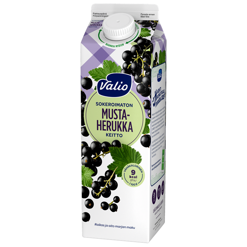 Valio mustaherukkakeitto 1 kg sokeroimaton