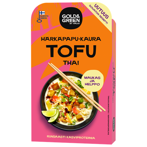 Gold&Green® Härkäpapu-Kaura Tofu 280 g Thai