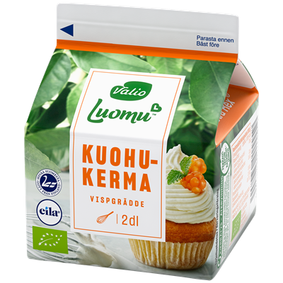 Valio Luomu™ kuohukerma laktoositon 2 dl