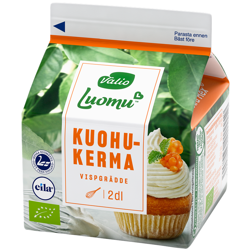 Valio Luomu™ kuohukerma laktoositon 2 dl