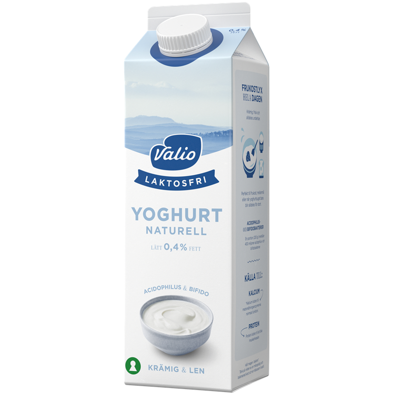 Valio Laktosfri yoghurt naturell 0,4% 1000 g