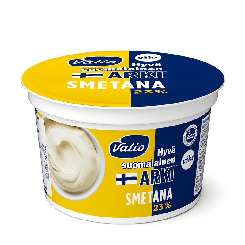 Valio Hyvä suomalainen Arki® smetana 23 % laktoositon 180 g
