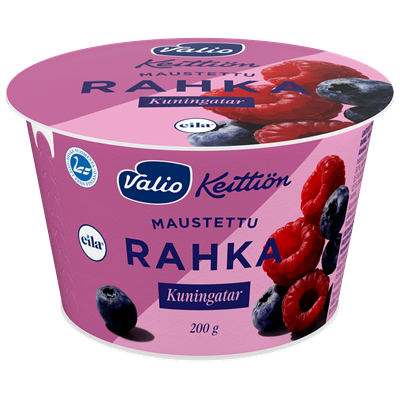 Valio Keittiön maustettu rahka kuningatar laktoositon 200 g