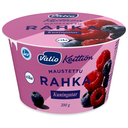 Valio Keittiön maustettu rahka kuningatar laktoositon 200 g