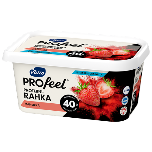 Valio PROfeel® proteiinirahka 400 g mansikka laktoositon