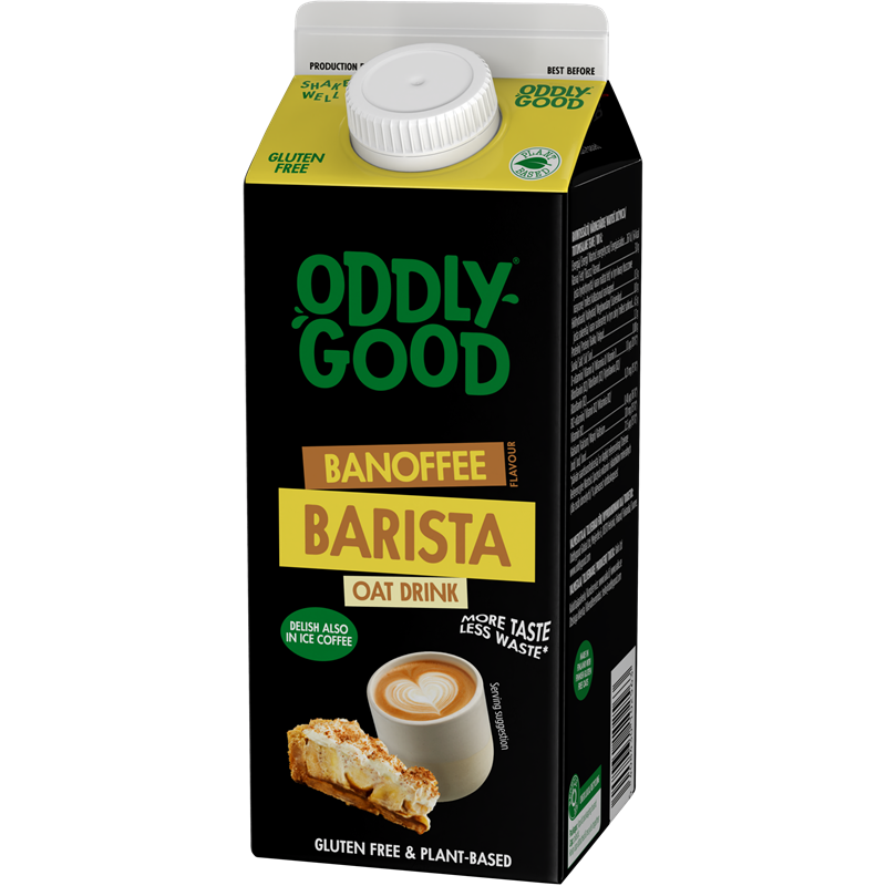 Oddlygood® Barista kaurajuoma 0,75 l banoffee ESL gluteeniton