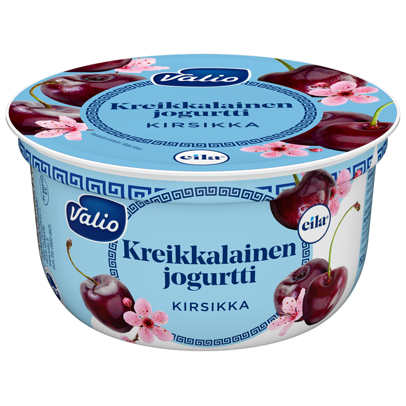 Valio kreikkalainen jogurtti kirsikka laktoositon 150 g
