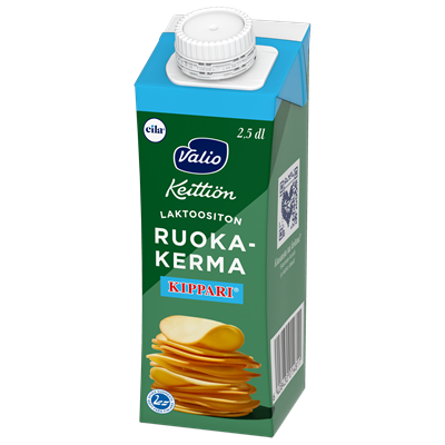 Valio Keittiön ruokakerma Kippari® savujuusto UHT laktoositon 2,5 dl