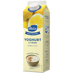 Valio Laktosfri yoghurt citron 1000 g