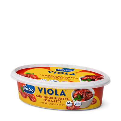 Valio Viola® aurinkokuivattu tomaatti tuorejuusto laktoositon e200 g