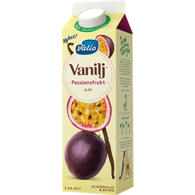 Valio Vanilj™ yoghurt passionsfrukt 1000 g