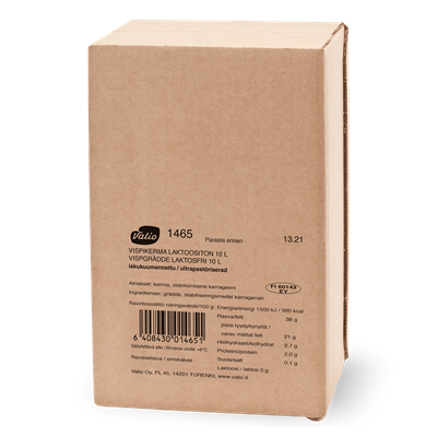 Valio vispikerma 38 % UHT laktoositon 10 l