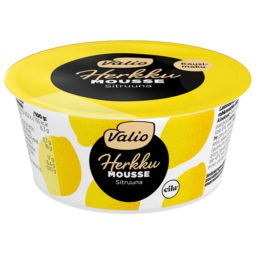 Valio Herkku mousse sitruuna laktoositon kausimaku 100 g