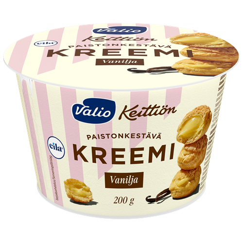 Valio Keittiön vaniljakreemi laktoositon 200 g