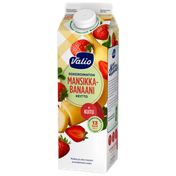 Valio mansikka-banaanikeitto +kuitu 1 kg sokeroimaton