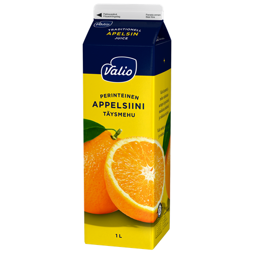Valio appelsiinitäysmehu 1 l perinteinen