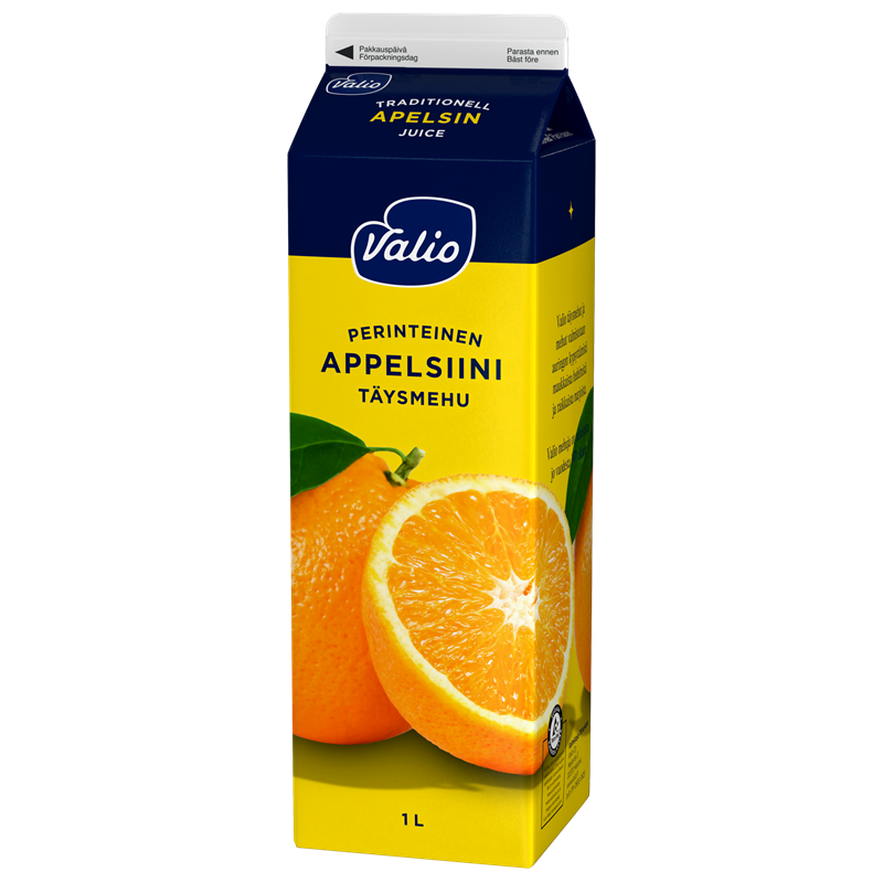 Valio appelsiinitäysmehu 1 l perinteinen