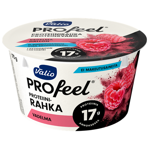 Valio PROfeel® proteiinirahka 175 g vadelma laktoositon