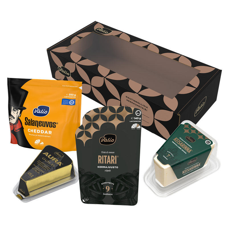 Valio musta juustopakkaus 915 g