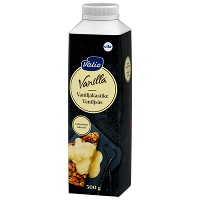 Valio Vanilla™ vaniljakastike laktoositon 500 g