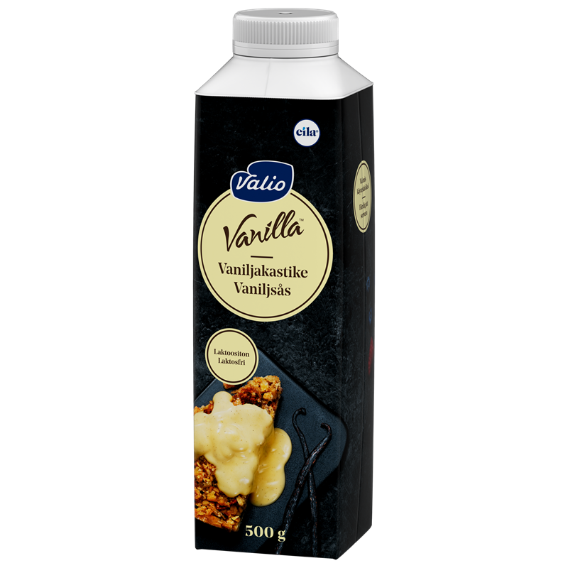 Valio Vanilla™ vaniljakastike laktoositon 500 g