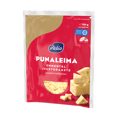 Valio Punaleima emmental juustoraaste e150 g