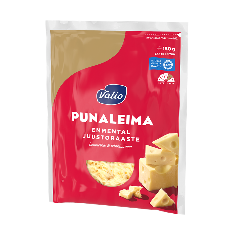 Valio Emmental Punaleima e150 g juustoraaste