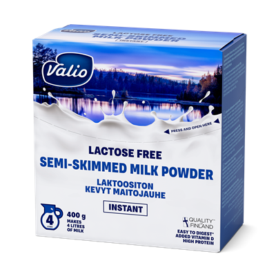 Valio laktoositon kevyt maitojauhe instant 400 g
