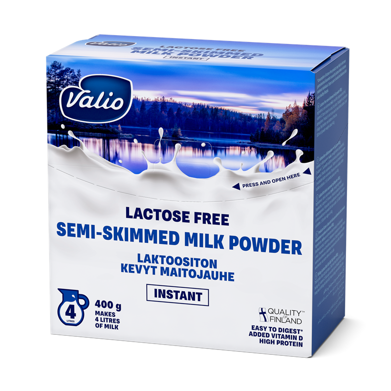 Valio laktoositon kevyt maitojauhe instant 400 g