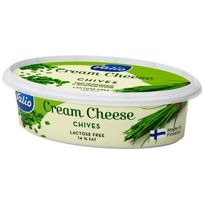 Valio cream cheese with chives
