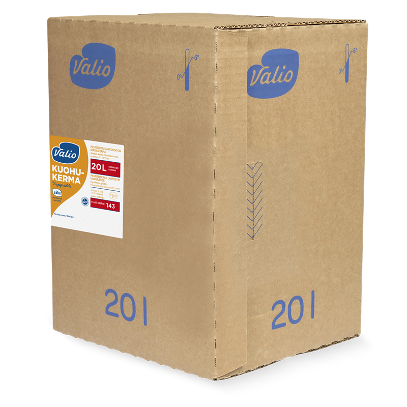 Valio kuohukerma laktoositon novobox 20 l