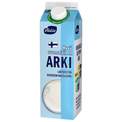 Valio Hyvä suomalainen Arki® Eila® rasvaton maitojuoma 1 l laktoositon