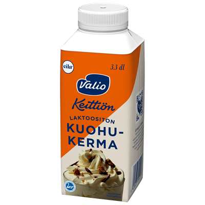 Valio Keittiön kuohukerma laktoositon 3,3 dl