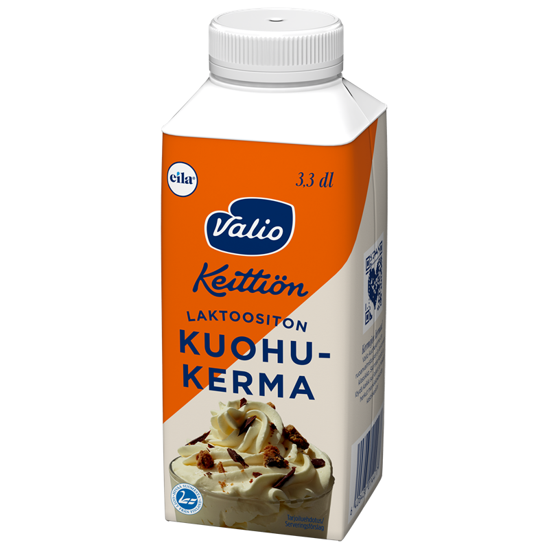 Valio Keittiön kuohukerma laktoositon 3,3 dl