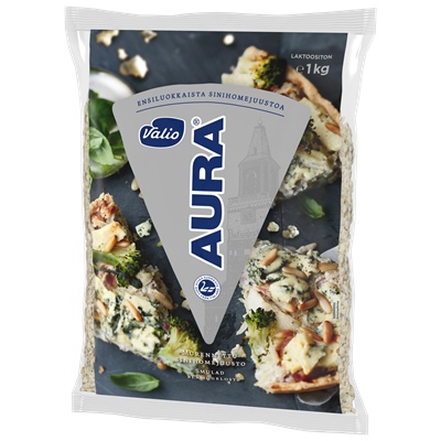 Valio AURA® sinihomejuusto murennettu e1 kg