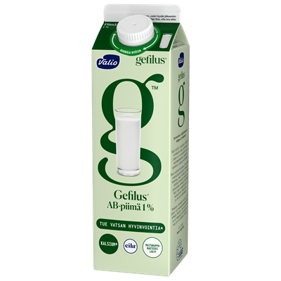 Valio Gefilus® AB-piimä 1% 1 l laktoositon