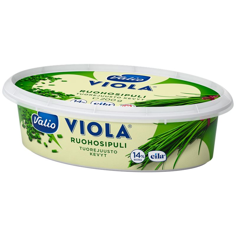 Valio Viola® ruohosipuli tuorejuusto laktoositon e200 g