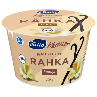 Valio Keittiön maustettu rahka vanilja laktoositon 200 g