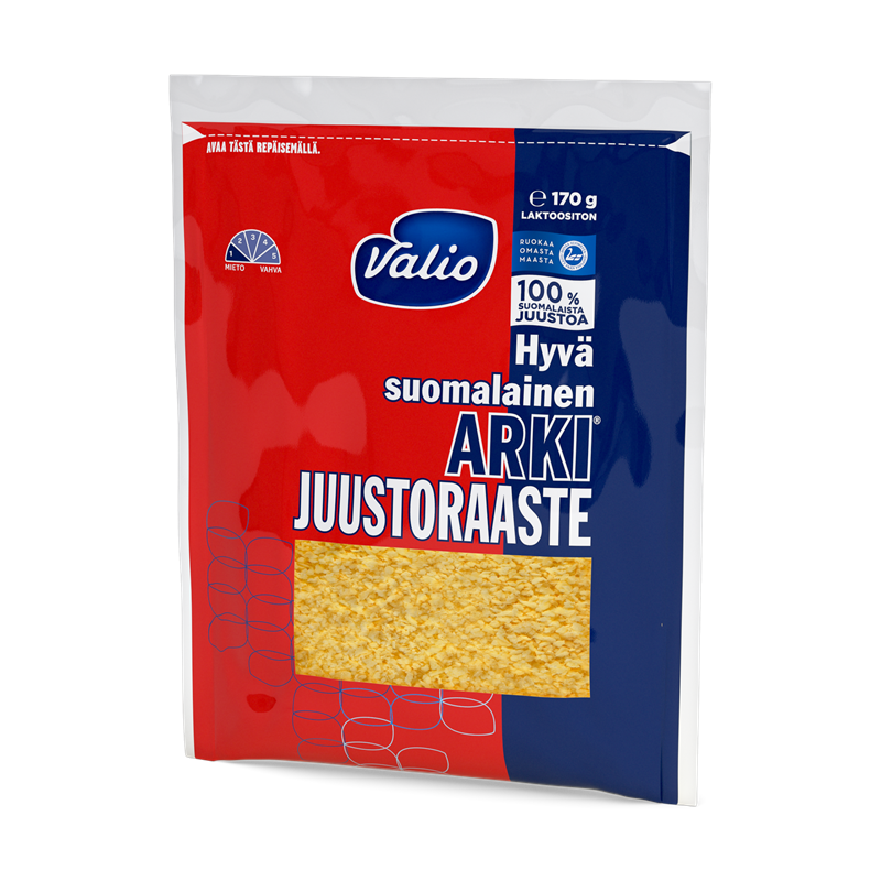 Valio Hyvä suomalainen Arki® juustoraaste e170 g