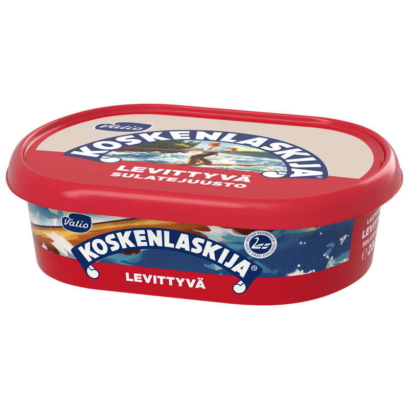 Valio Koskenlaskija® levittyvä sulatejuusto laktoositon e200 g