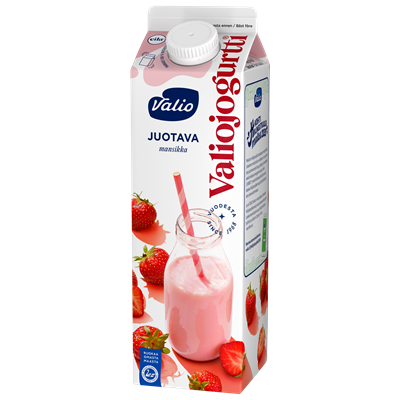 Valiojogurtti® juotava mansikka laktoositon 0,95 l