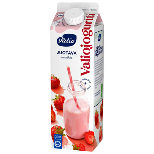 Valiojogurtti® juotava mansikka laktoositon 0,95 l