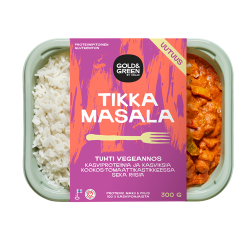 Valio Gold&Green® Tikka Masala ja riisi 300 g