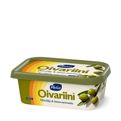 Valio Oivariini® 400 g oliiviöljy ja hieno merisuola HYLA®