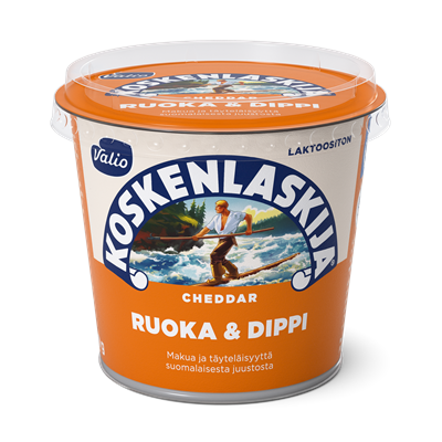 Valio Koskenlaskija® Ruoka & Dippi cheddar laktoositon e250 g