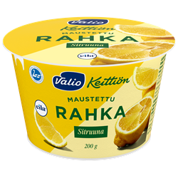 Valio Keittiön maustettu rahka sitruuna laktoositon 200 g
