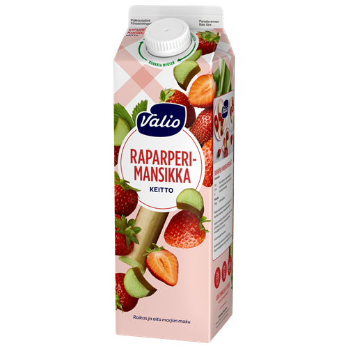 Valio raparperi-mansikkakeitto 1 kg