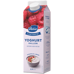 Valio Laktosfri yoghurt hallon 1000 g