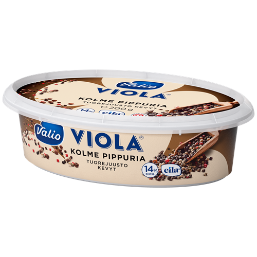 Valio Viola® kolme pippuria tuorejuusto laktoositon e200 g