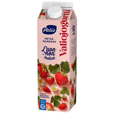 Valiojogurtti® Luonnon makea metsämansikka laktoositon 1 kg